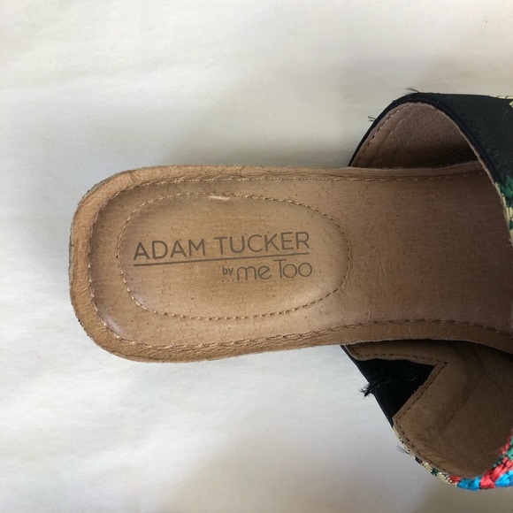 ADAM TUCKER by Me Too Floral Embroidered Slides - Picture 6 of 7